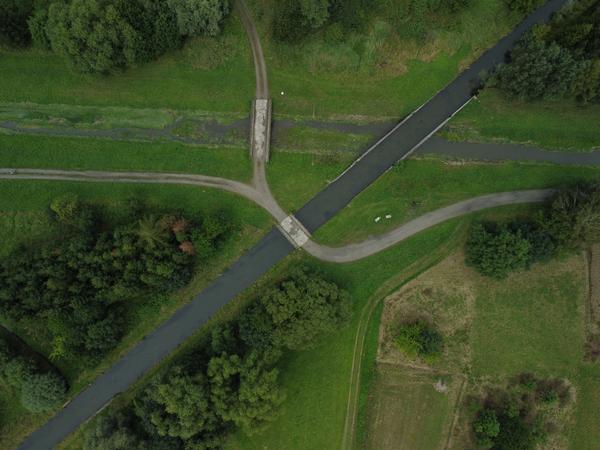 Skrzyżowanie rzek w Czańcu